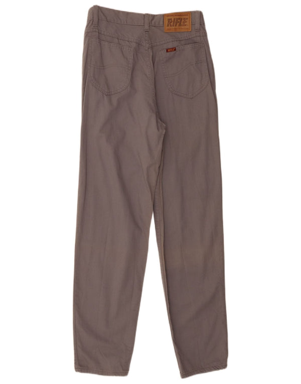 Rifle Herren Tapered Casual Hose W30 L30 Graue Baumwolle