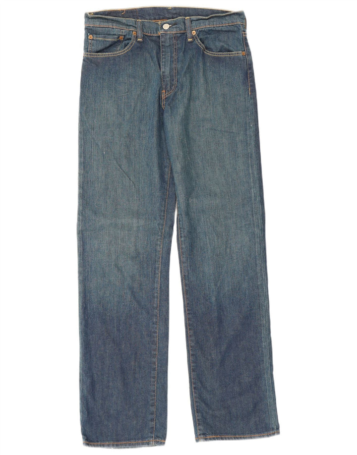Levi's Herren 751 Straight Jeans W32 L32 Marineblaue Baumwolle