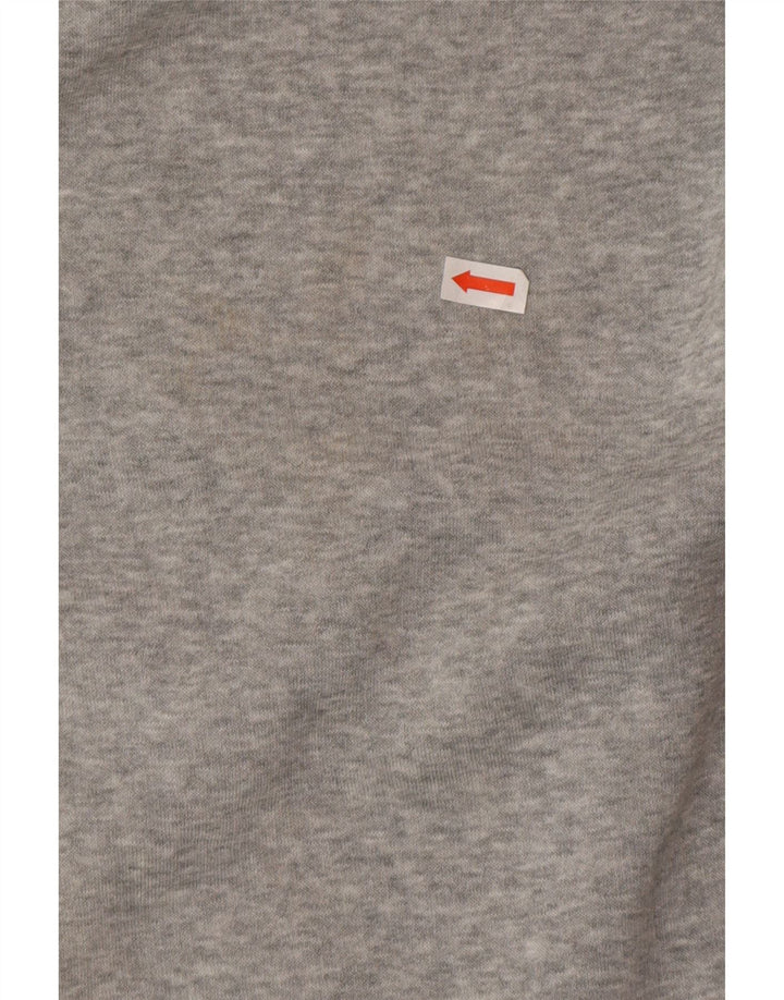 Nike Herren Kapuzenpullover aus mittelgrauer Baumwolle