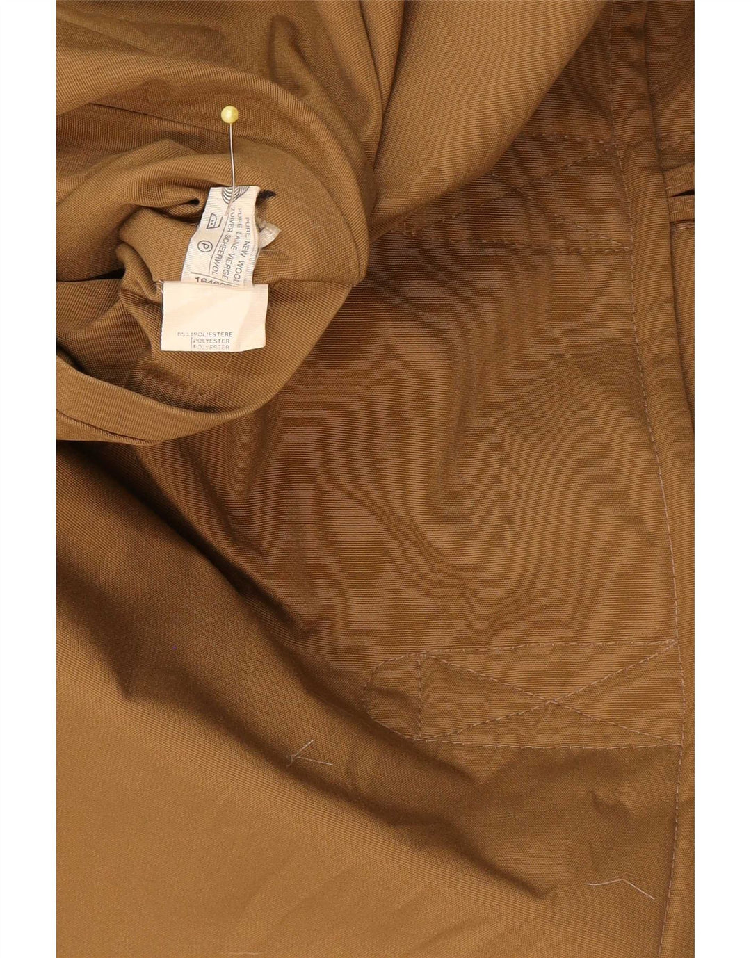 Vintage Damen Wendemantel IT 42 Mittelbeige Baumwolle