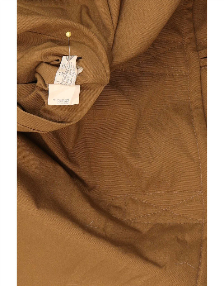 Vintage Damen Wendemantel IT 42 Mittelbeige Baumwolle