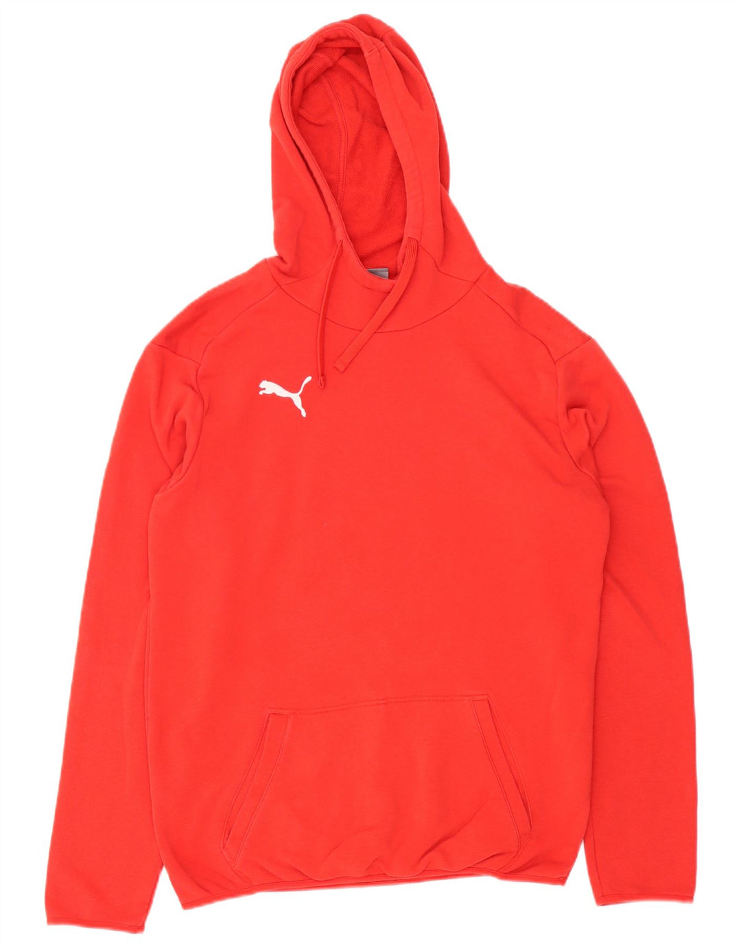 PUMA Herren Kapuzenpullover, klein, rot, Baumwolle