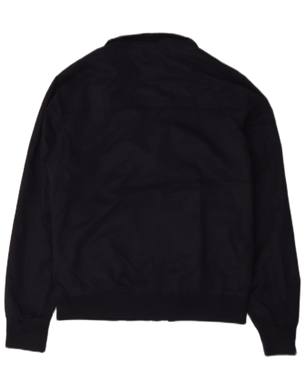 Superdry Herren Bomberjacke UK 36 Small Marineblau Baumwolle