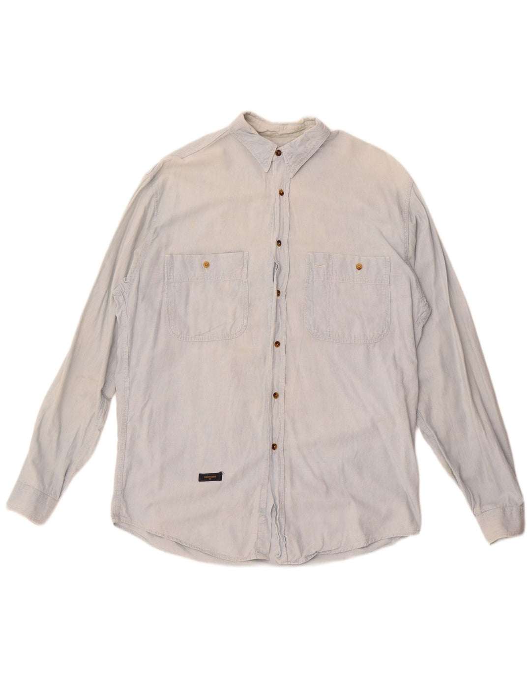 Valentino Herrenhemd Größe 39 Mittelblau