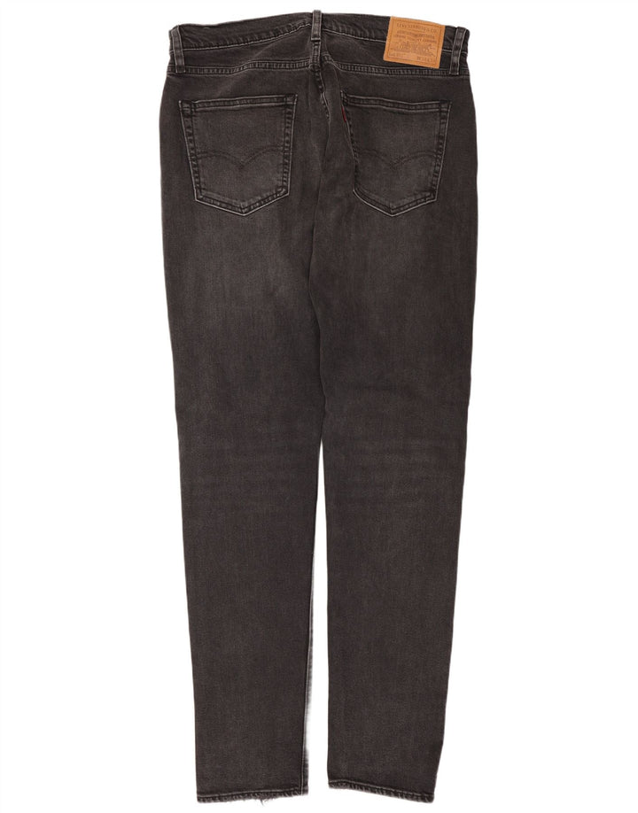 Levi's Herren 512 Distressed Slim Tapered Jeans W34 L34 Graue Baumwolle