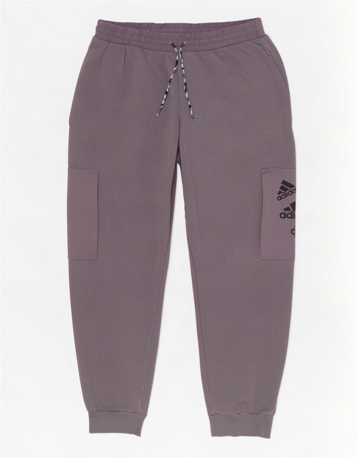 Adidas Herren Graphic Cargo Trainingshose Jogger Mittelgraue Baumwolle