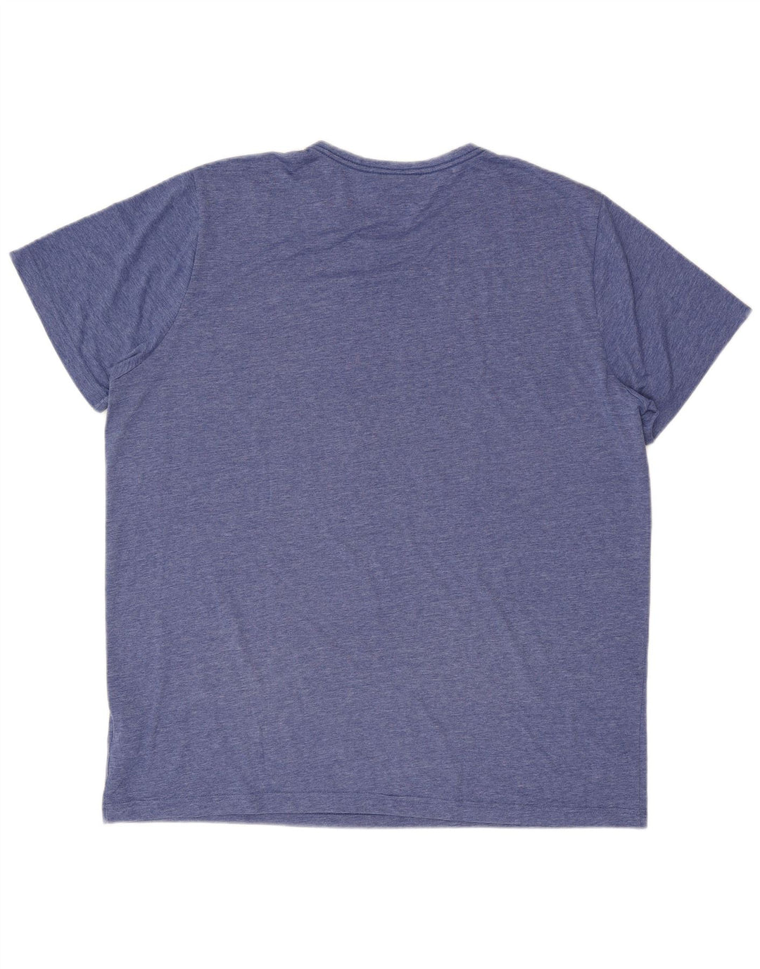 Puma Herren Grafik T-Shirt Top 2XL Blau geflecktes Polyester
