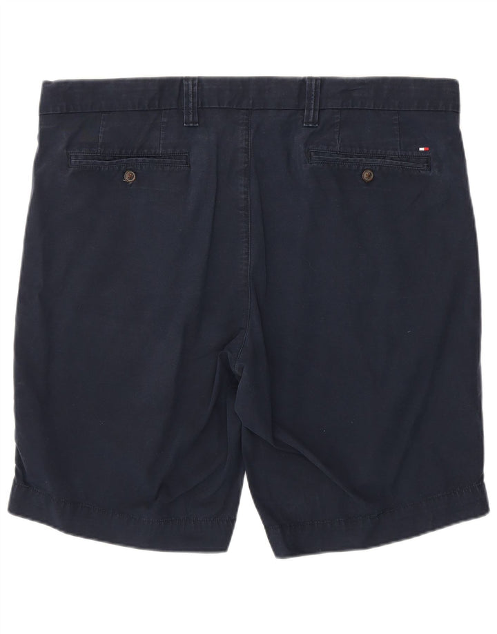 Tommy Hilfiger Herren Chino Shorts W42 2XL Marineblau Baumwolle