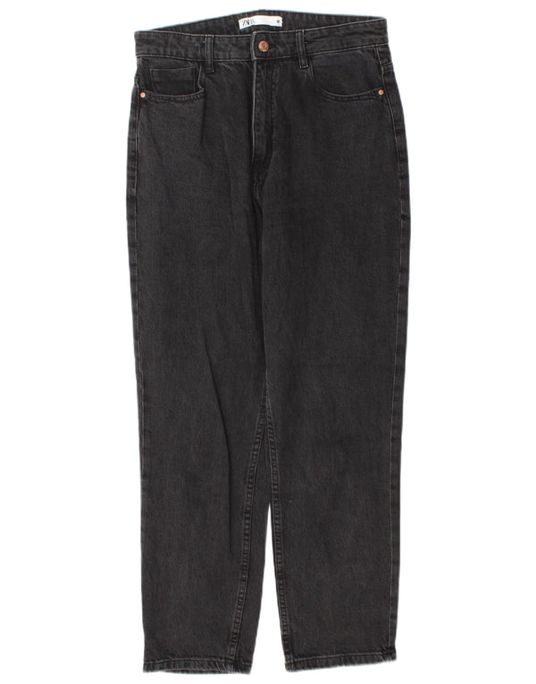 Zara Damen Tapered Jeans EU 40 Medium W30 L28 Grau