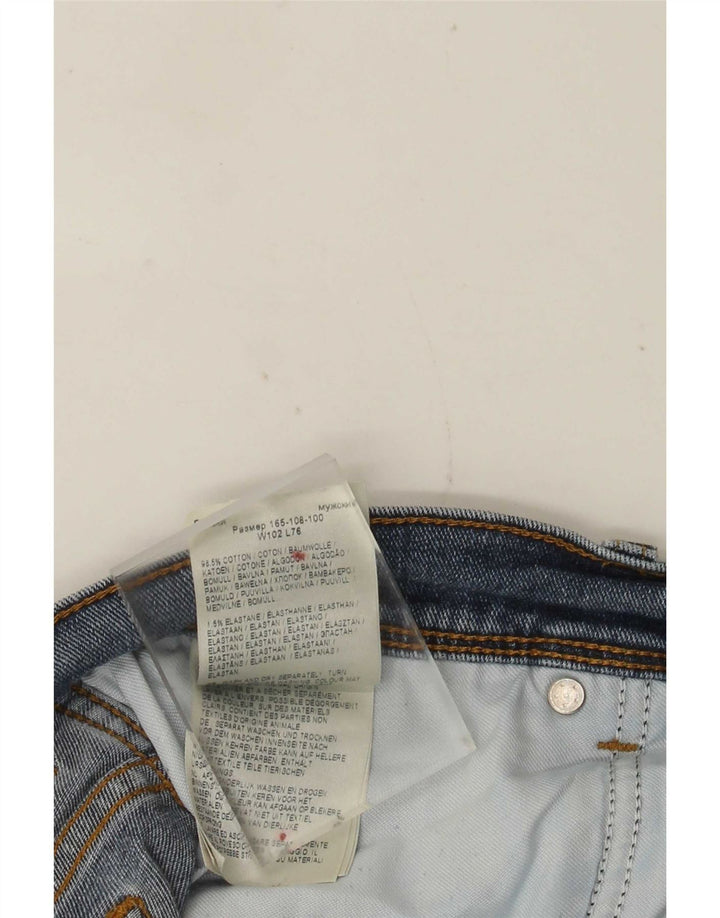Wrangler Herren Texas Straight Jeans W40 L30 Blaue Baumwolle