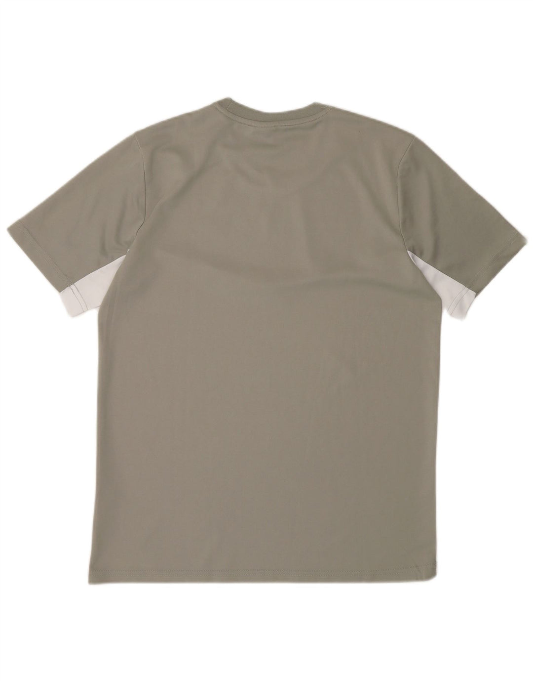 Nike Herren Dri Fit T-Shirt-Oberteil Mittelgraues Colourblock-Polyester