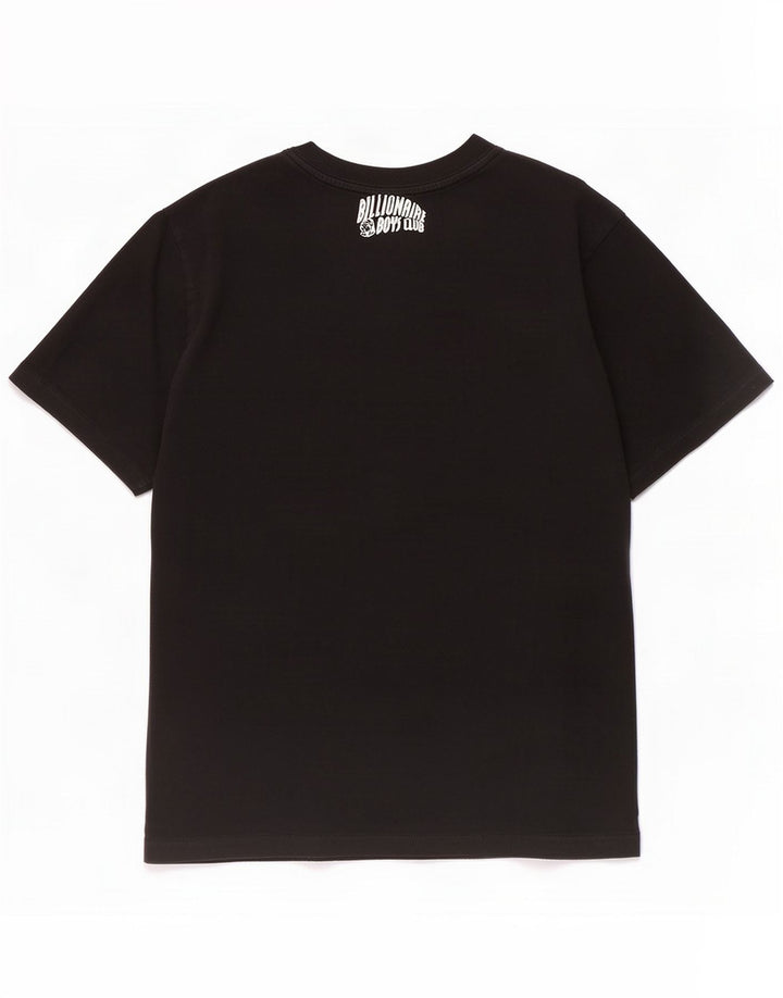 Vintage Mens Graphic T-Shirt Top Medium Black Cotton