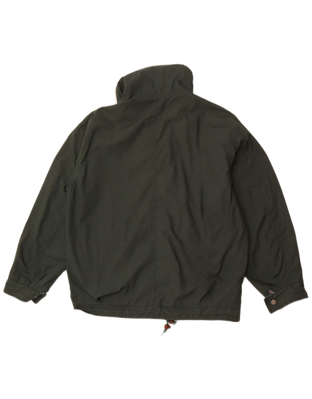 Hauptdarsteller Herren Loose Fit Kapuzen-Wendejacke UK 38 Mittelbeige Baumwolle