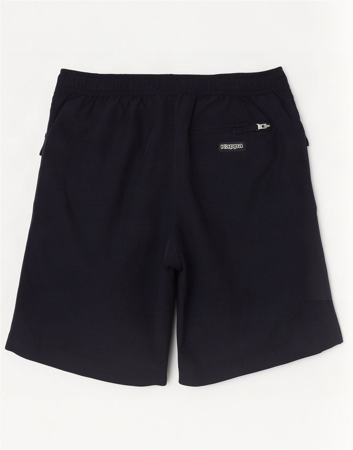 Kappa Herren-Shorts, Größe S, W28, Marineblau, Polyester