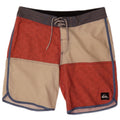 Quiksilver Herren-Badeshorts aus mittelrotem Colourblock-Polyester