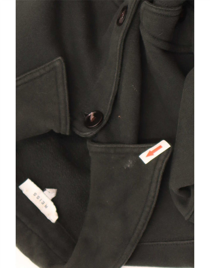 Reiss Herren-Overshirt-Hemd, kleine grüne Baumwolle