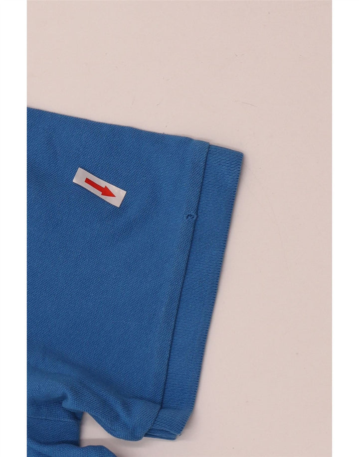 Kappa Herren-Poloshirt aus mittelblauer Baumwolle