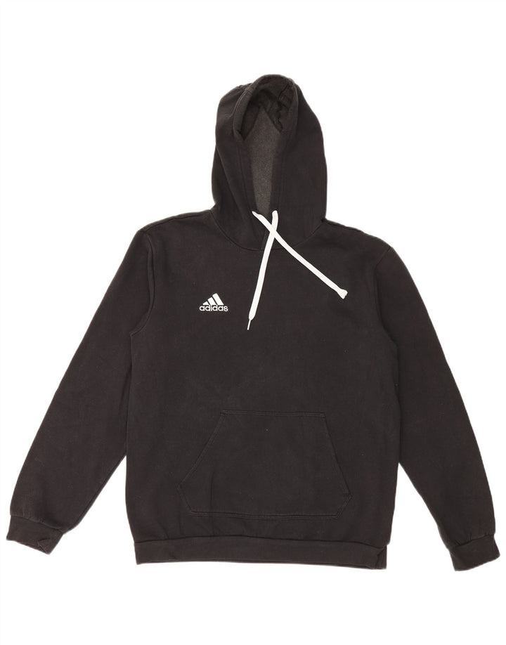 Adidas Herren Kapuzenpullover Mittelschwarz Baumwolle