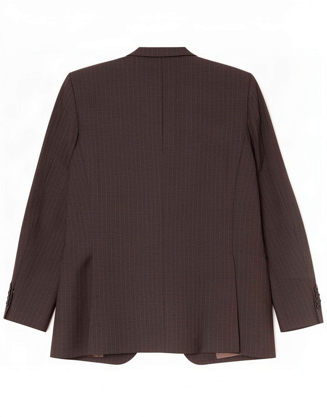 Trussardi Herren-Blazer mit 3 Knöpfen IT 52 XL, grau gestreifte Schurwolle