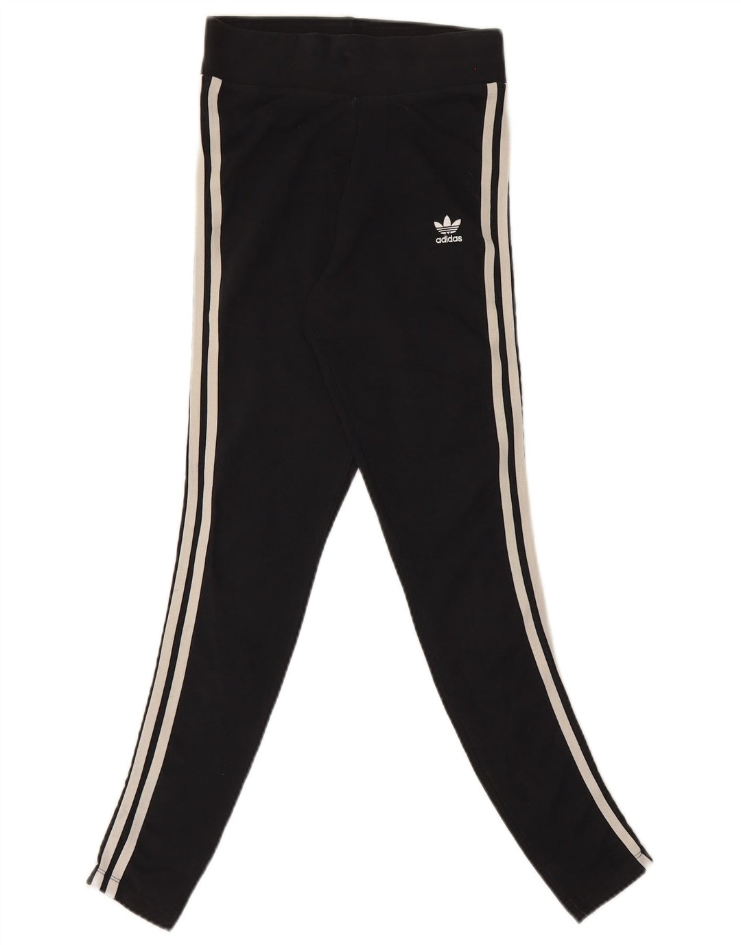 Adidas Damen Leggings UK 8 Small Schwarz