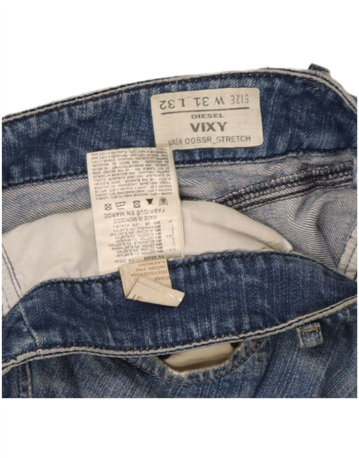 Diesel Damen Vixy Straight Jeans W31 L32 Blaue Baumwolle