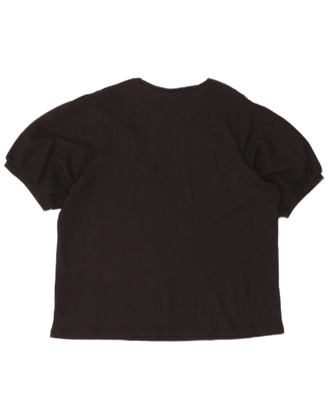 Marks & Spencer Damen Bluse Top UK 18 XL Schwarz Polyester