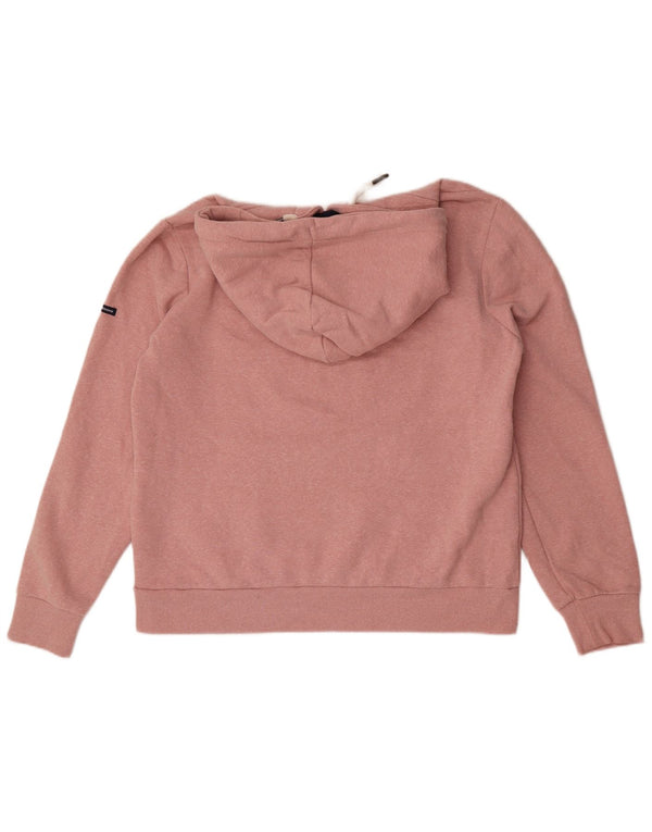 Superdry Damen-Pullover mit grafischem Kapuzenpullover, Gr. 16, Rosa