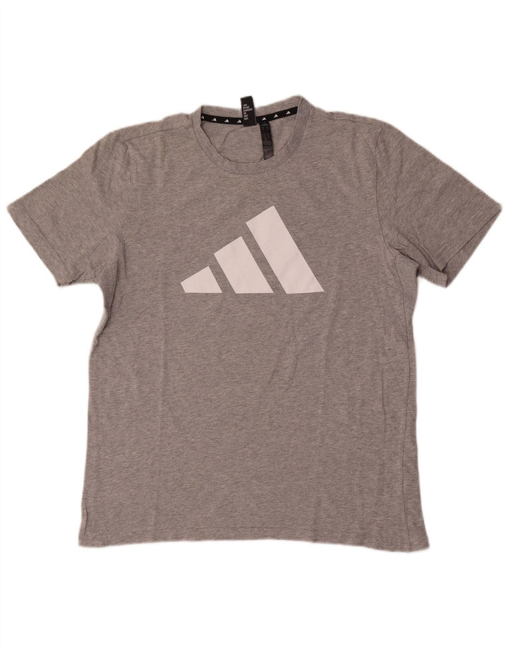 Adidas Herren Graphic T-Shirt Top Mittelgrau