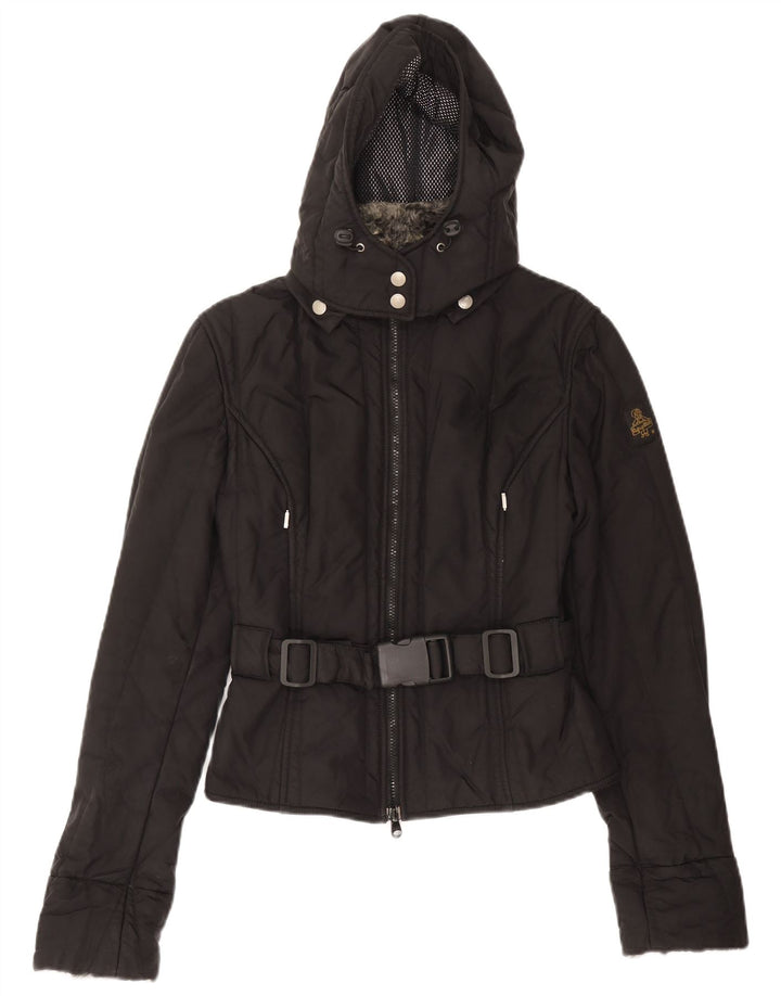 Refrigiwear Damen Cruz Hooded Windjacke UK 12 Medium Schwarz