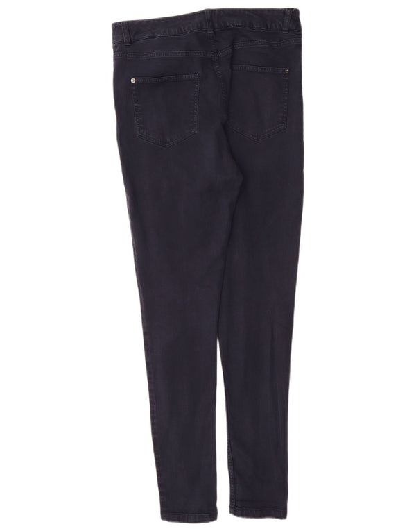 Marks & Spencer Damen Freizeithose UK 12 M W30 L30 Marineblau