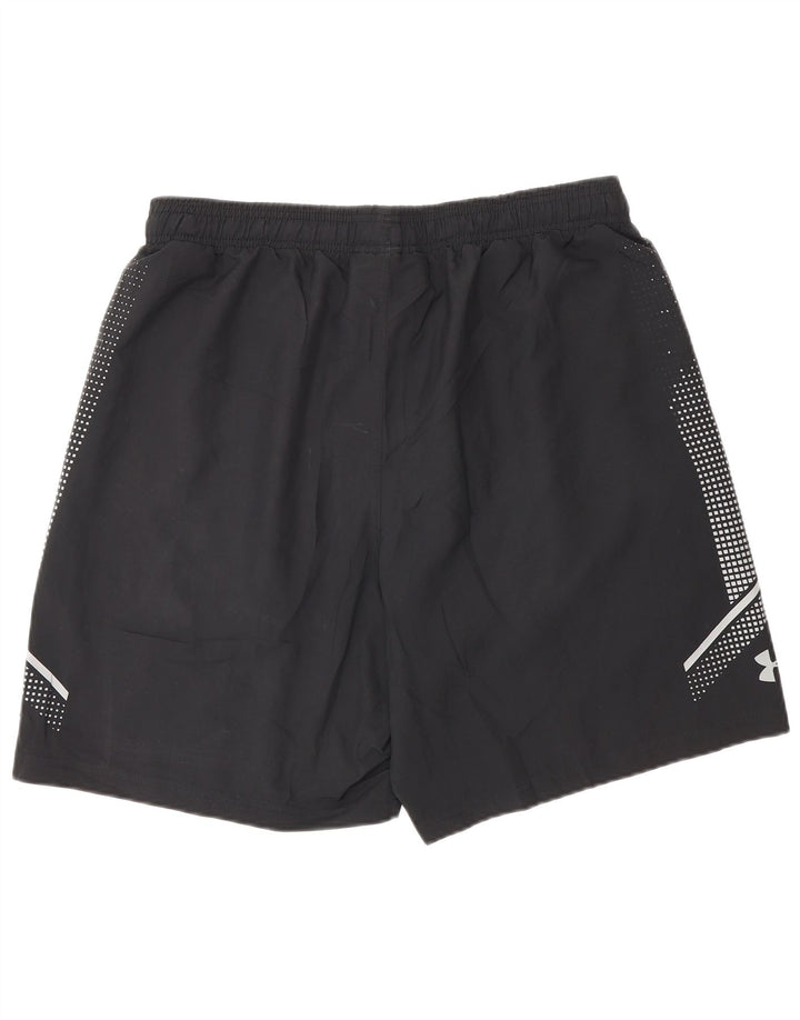 Under Armour Herren-Sportshorts, groß, schwarzes Colourblock-Polyester