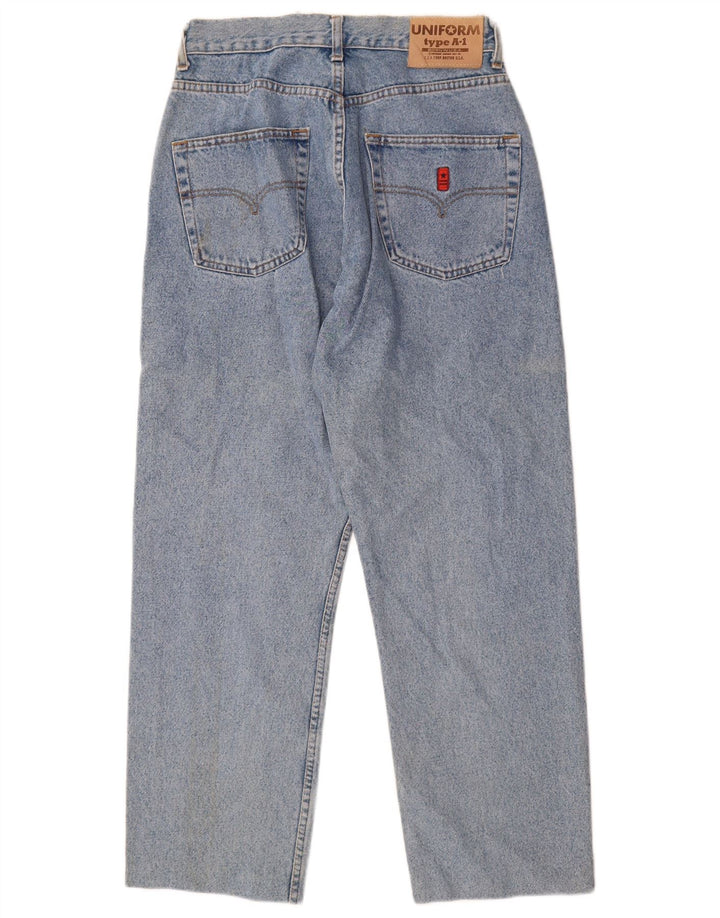 Uniform Herren Tapered Jeans W32 L28 Blaue Baumwolle