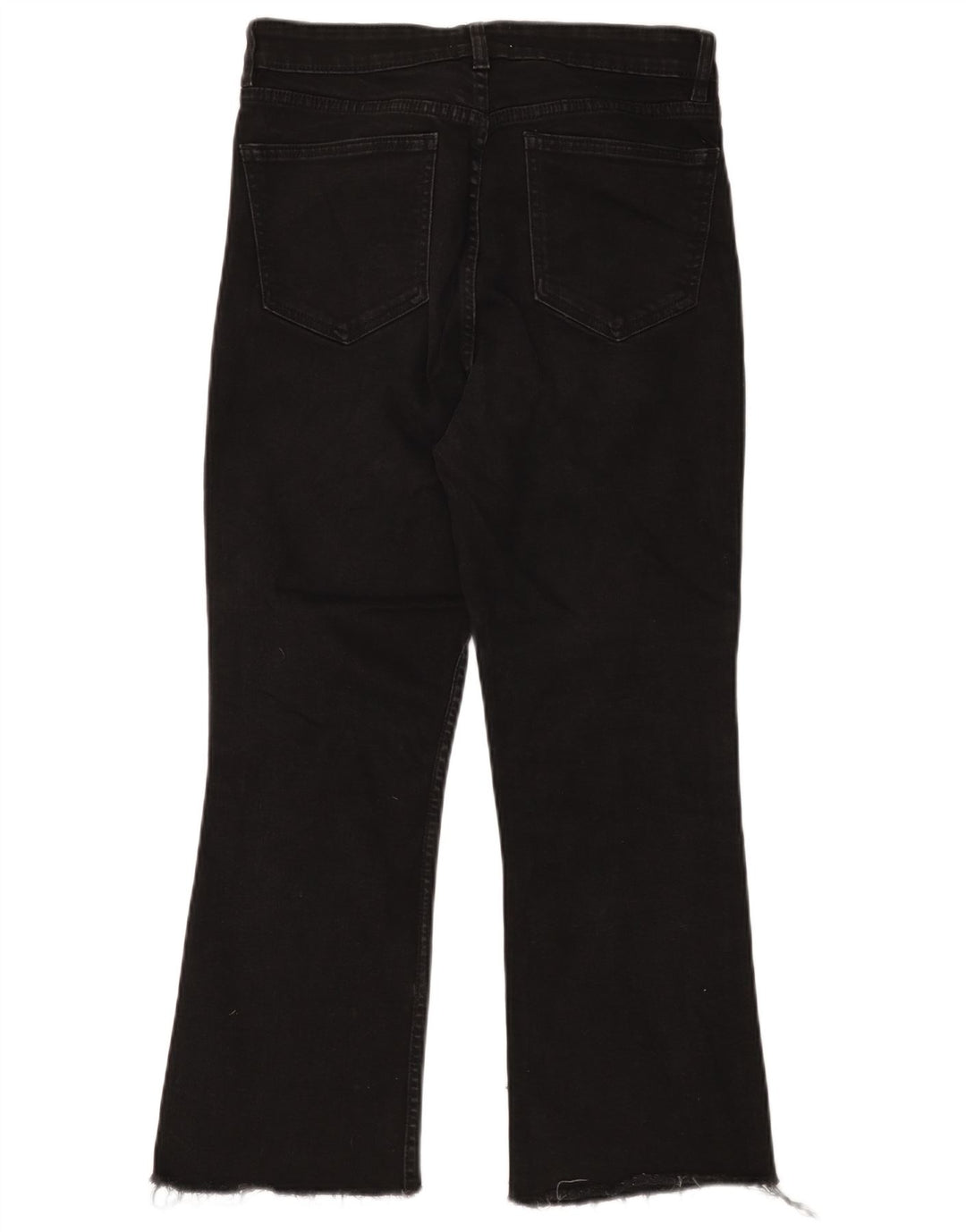 Zara Damen Bootcut Jeans EU 44 XL W34 L25 Schwarz