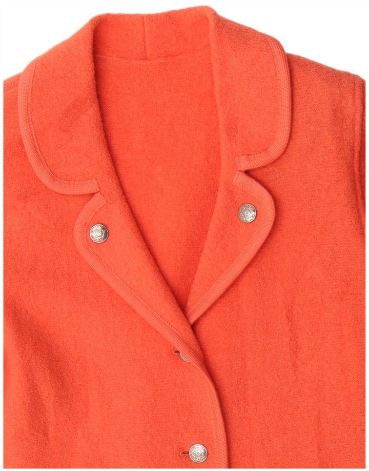 Vintage Damen 3-Knopf-Blazerjacke UK 16 Large Pink