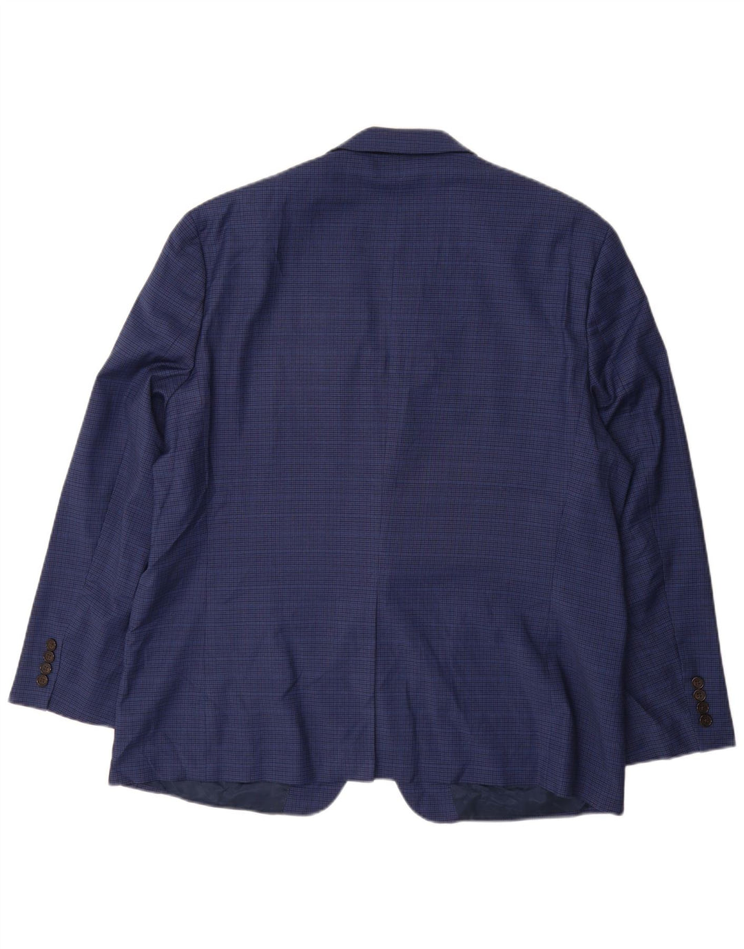 Ralph Lauren Mens 2 Button Blazer Jacket UK 42 XL Blue Houndstooth