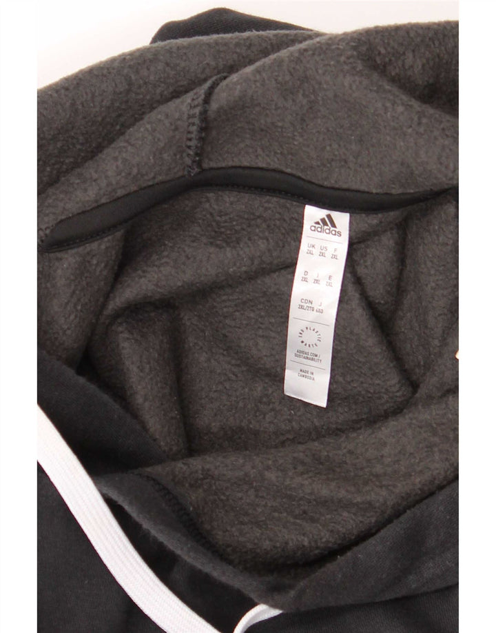 Adidas Herren Kapuzenpullover 2XL Schwarz