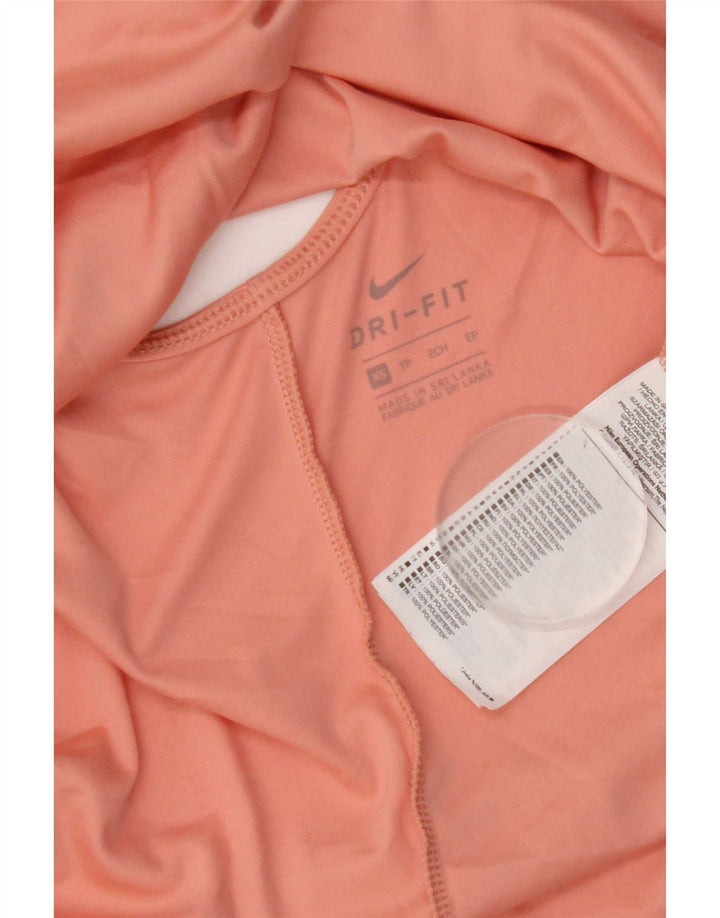 Nike Damen Dri Fit Weste Top UK 4 XS Rosa Polyester