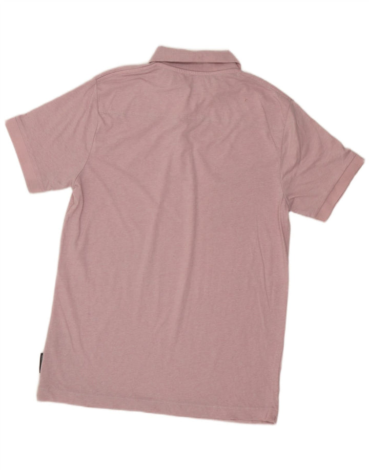 FRENCH CONNECTION Herren-Poloshirt aus mittelrosa Baumwolle