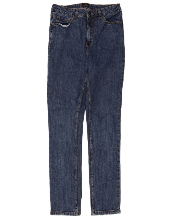 John Lewis Damen Slim Jeans UK 10 Small W28 L29 Blaue Baumwolle
