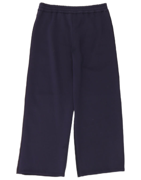 Atos Lombardini Damen-Trainingshose mit weitem Bein, IT 40, Größe S, Marineblau
