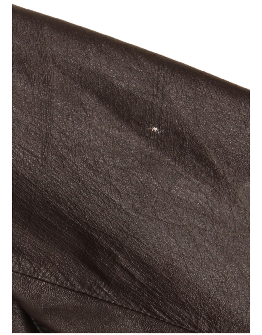 Vintage Damen 3 Knopf Leder Blazer Jacke UK 18 XL Braunes Leder