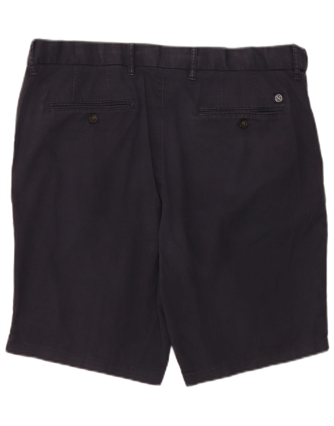 Marks & Spencer Herren-Chinoshorts W36, Größe L, Marineblau, Baumwolle
