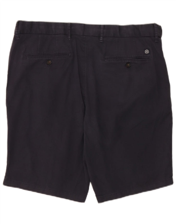 Marks & Spencer Herren-Chinoshorts W36, Größe L, Marineblau, Baumwolle