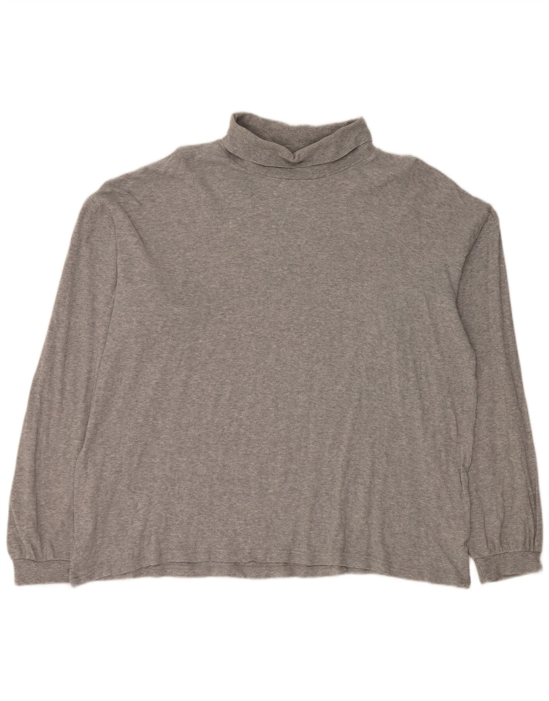 EDDIE BAUER Herren Top Langarm 2XL Grau Baumwolle