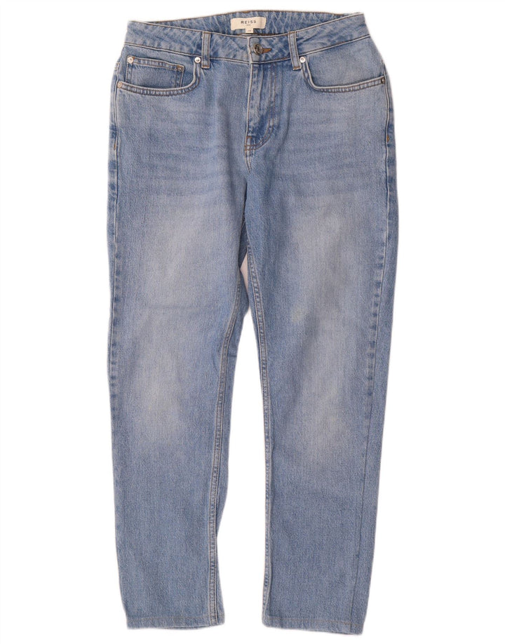 Reiss Damen Tapered Jeans W28 L27 Blau