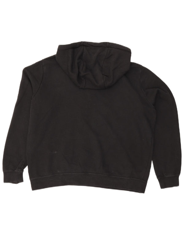 NIKE Damen-Pullover mit übergroßem Kapuzenpullover, Gr. 16, Größe L, Schwarz, Baumwolle