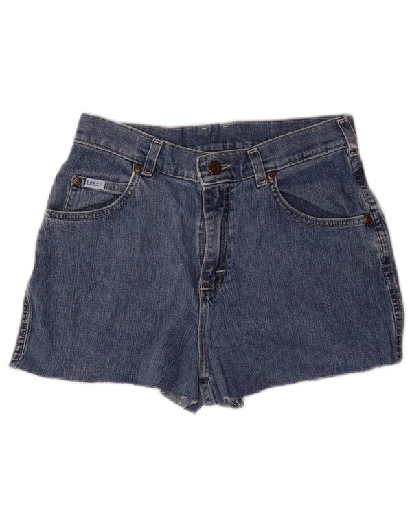 LEE Damen Jeansshorts W28 mittelblaue Baumwolle