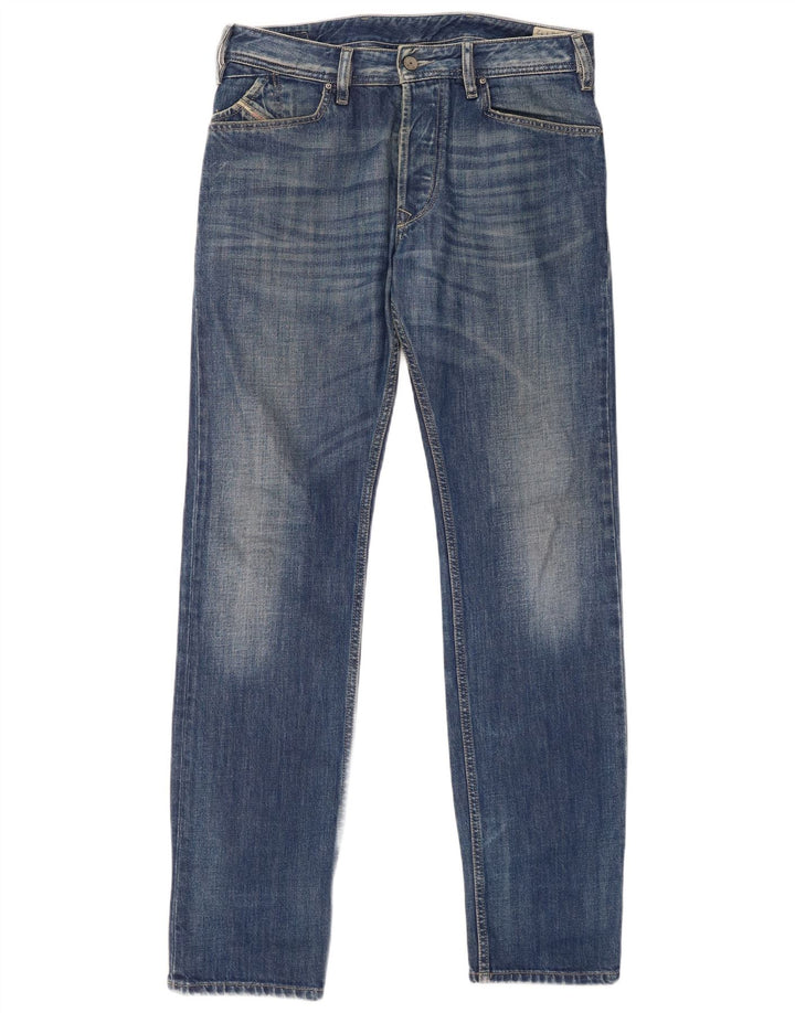 DIESEL Herren Kander Slim Jeans W30 L32 Blaue Baumwolle