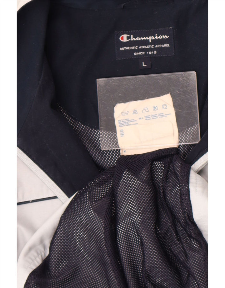 Champion Damen-Trainingsanzugoberteil, UK-Größe 46, Größe L, grau, Polyester