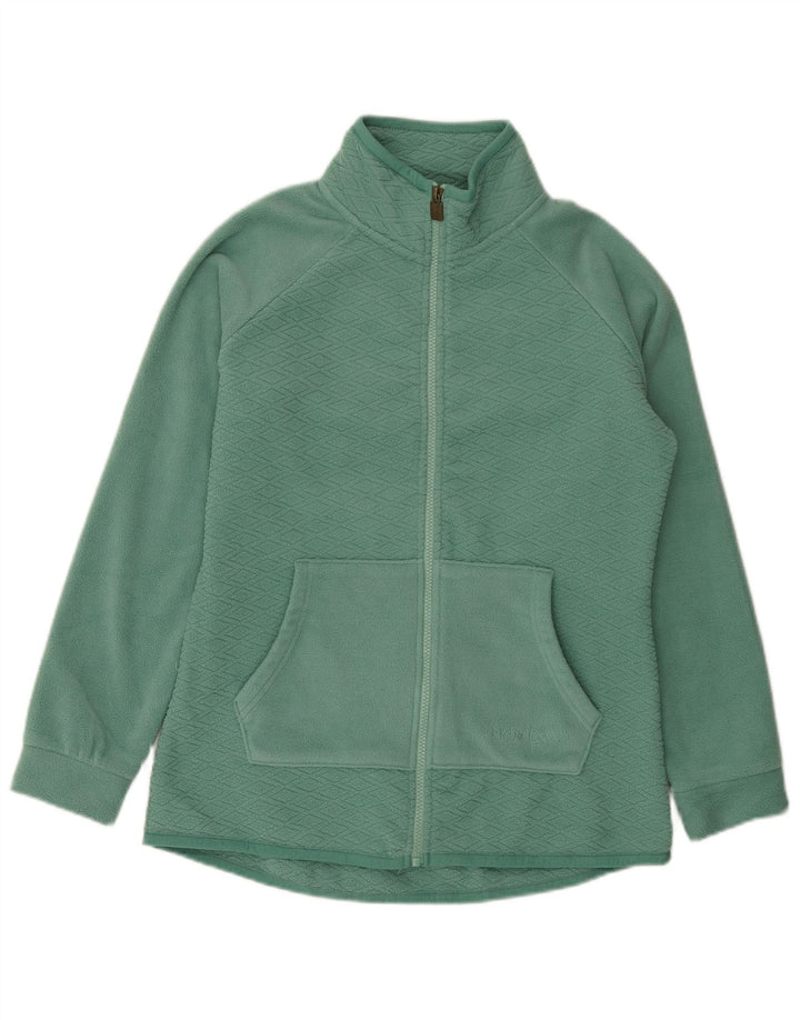 Weird Fish Damen Übergroße Fleecejacke UK 10 Small Grün Polyester